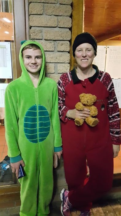 Didishe wins time trial in pajamas
